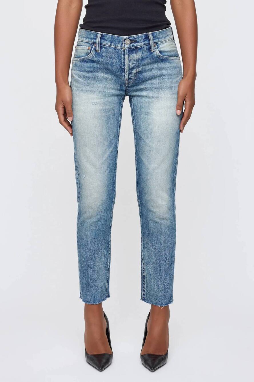 NEW MOUSSY medfield tapered jeans in blue